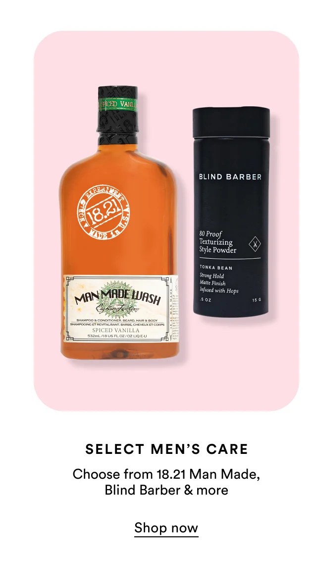 Select men's care