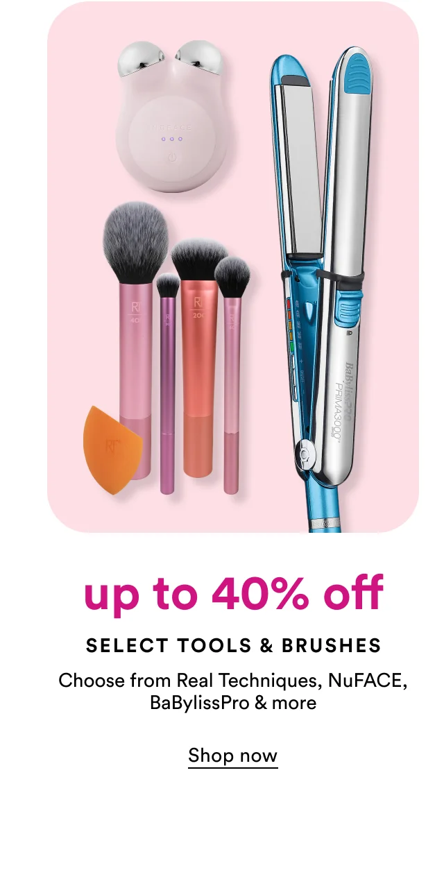 Up to 40% off | Select tools & brushes