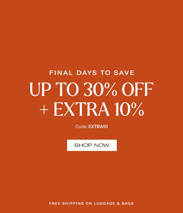 Shop Up to 30% Off + Extra 10%