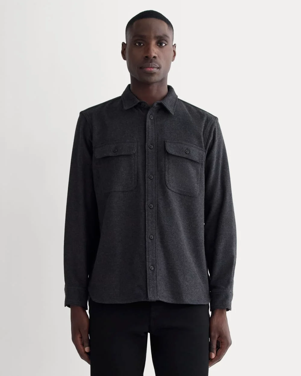 Image of The Heavyweight Overshirt | Uniform | Charcoal Heather