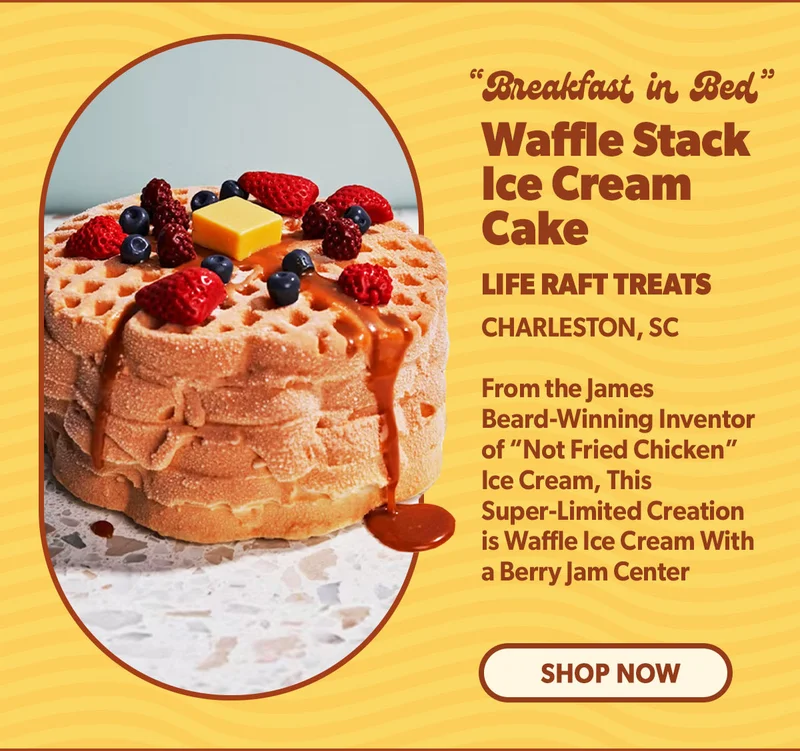 Waffle Stack Ice Cream Cake