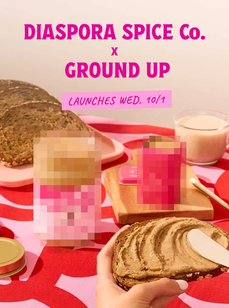 Diaspora Spice Co. X Ground Up launches Wed, 10/1