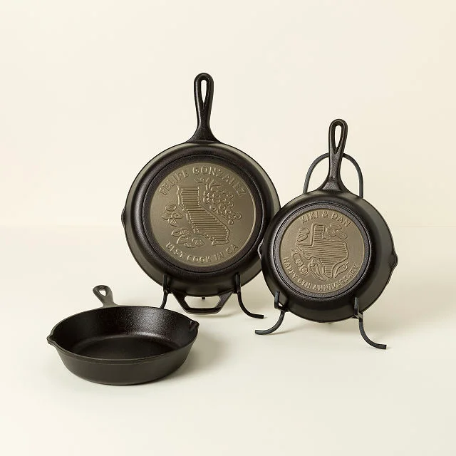 Personalized Home State Cast Iron Pan