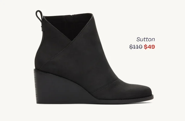 Sutton Wedge Ankle Bootie - Image