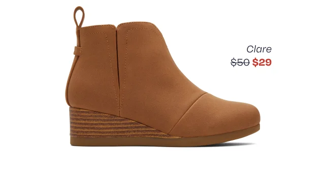 Clare Kids Wedge Boot - Image