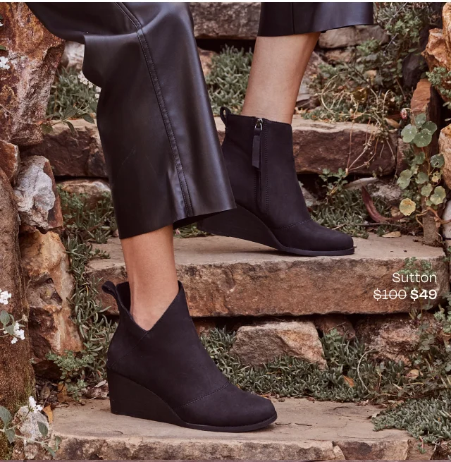 Sutton Wedge Ankle Bootie - Image