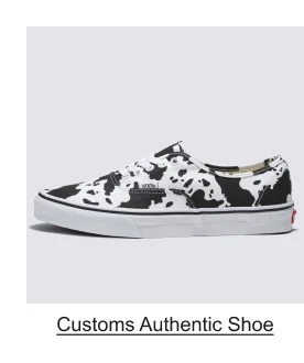Customs Cow Print Authentic