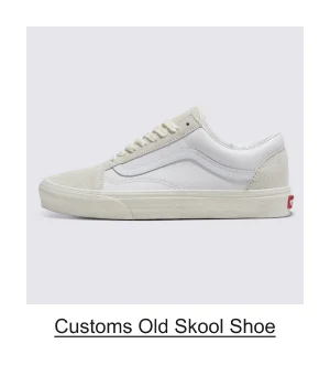 Customs Elevated Marshmallow True White Old Skool Shoe