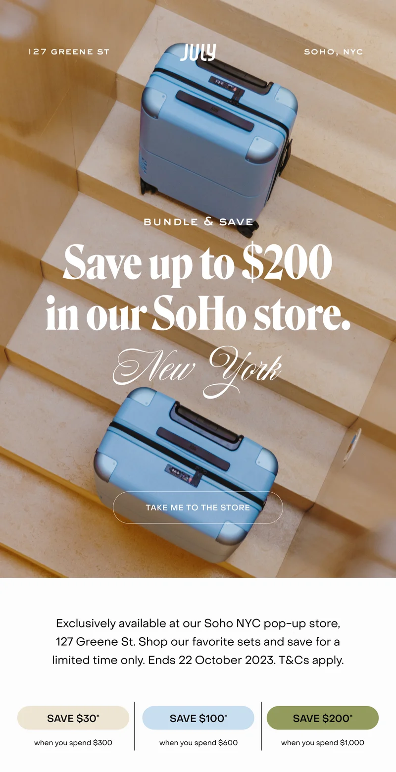 Bundle & save up to $200 in our SoHo store. Take me to the store.