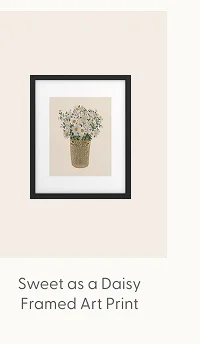 Sweet as a Daisy Framed Art Print
