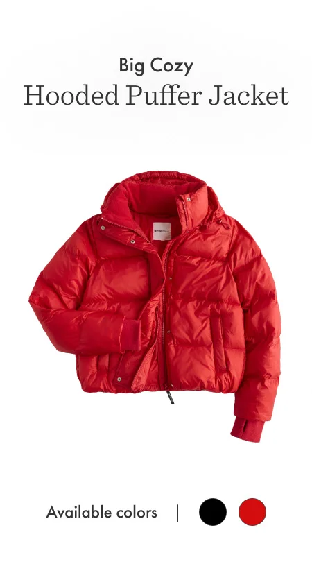Big Cozy Hooded Puffer Jacket
