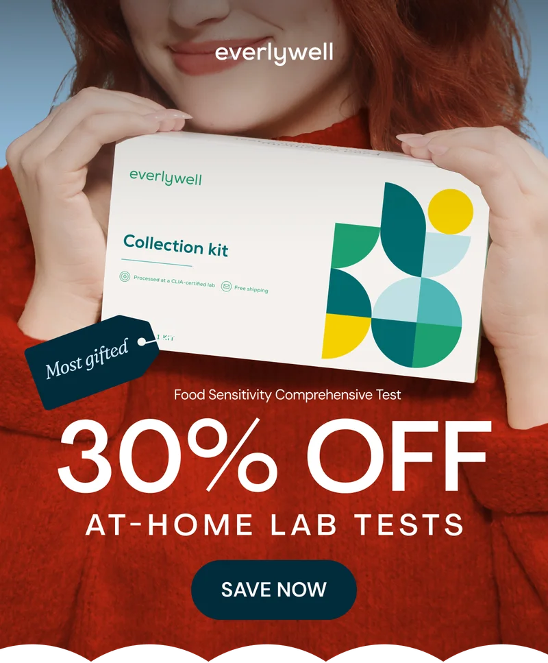 30% OFF AT-HOME LAB TESTS