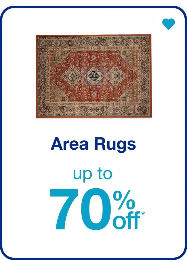 Up to 70% off* Rugs — Shop Now!