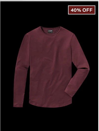 Deep Cranberry AO Long Sleeve