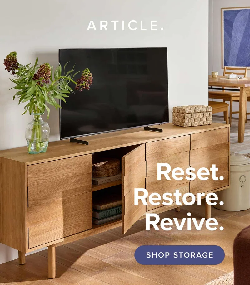 Reset, restore, revive. Shop Storage.