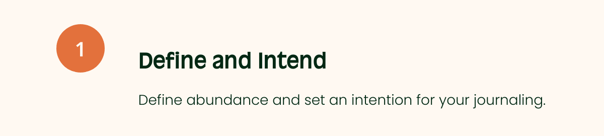 Crafted as a thirty-day workbook with ample space for writing, Abundance guides you in developing your own journey by following the prompts and reflections included each day, such as:
