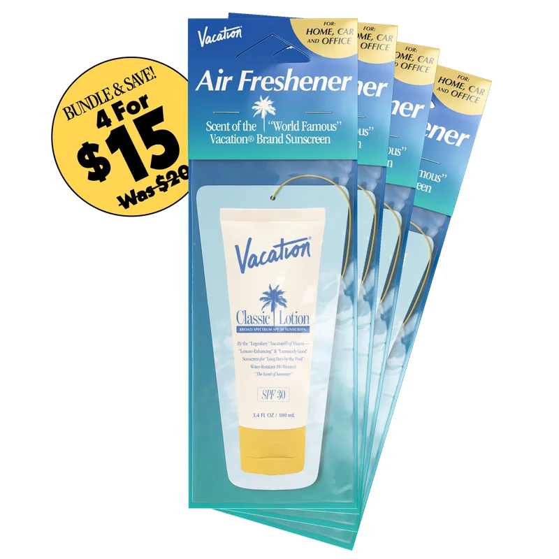 Image of Vacation® Air Freshener (Pack of 4)