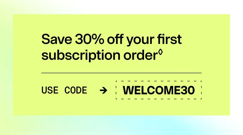 30% off your first subscription module