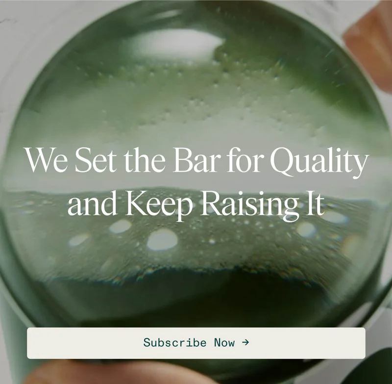 We set the bar for quality