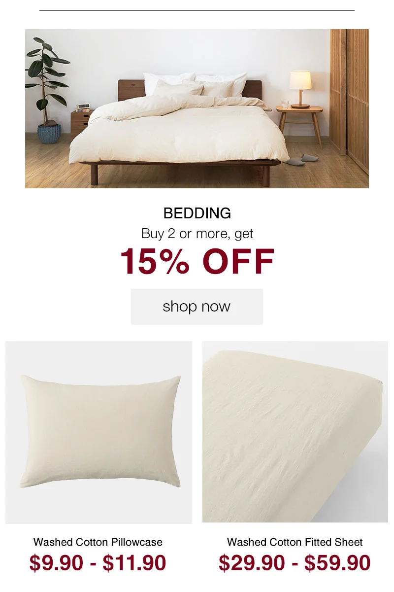 Shop Bedding 2+15% Off
