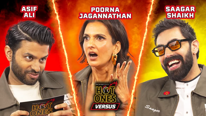 Asif Ali, Poorna Jagannathan, Saagar Shaikh on Hot Ones Versus.