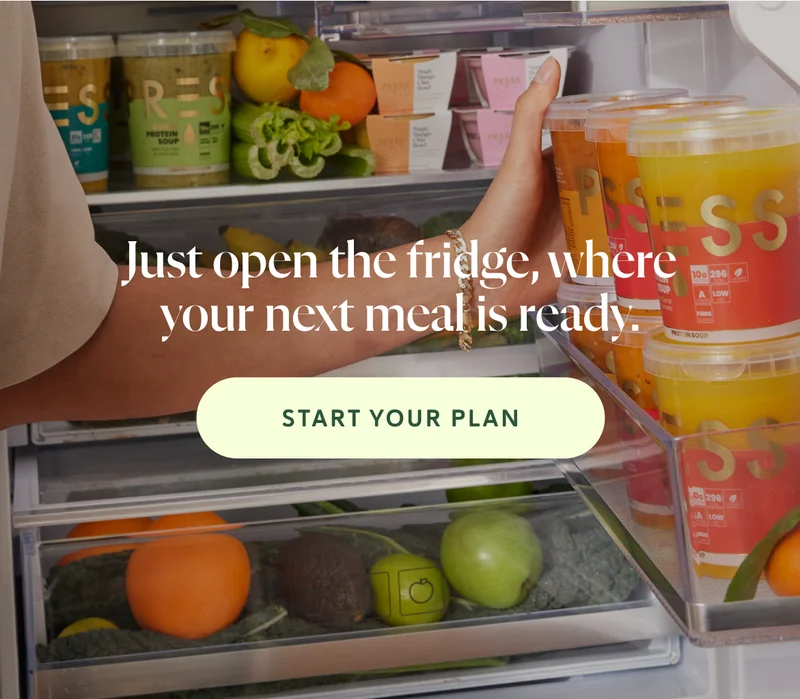Just open the fridge, where your next meal is ready.