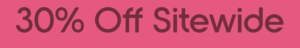 30% Off Sitewide