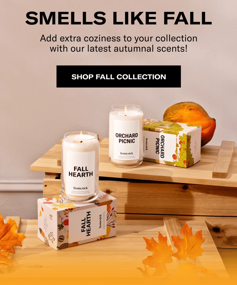 SMELLS LIKE FALL | Add extra coziness to your collection with our latest autumnal scents! | SHOP FALL COLLECTION