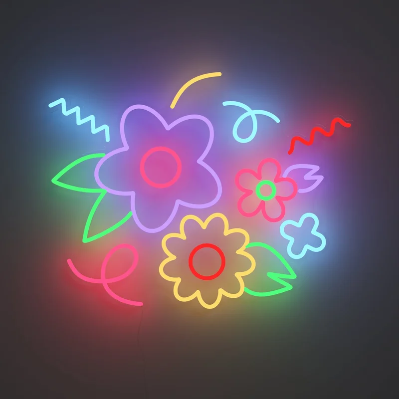 Image of Baby Bouquet by Emily Eldridge - LED neon sign