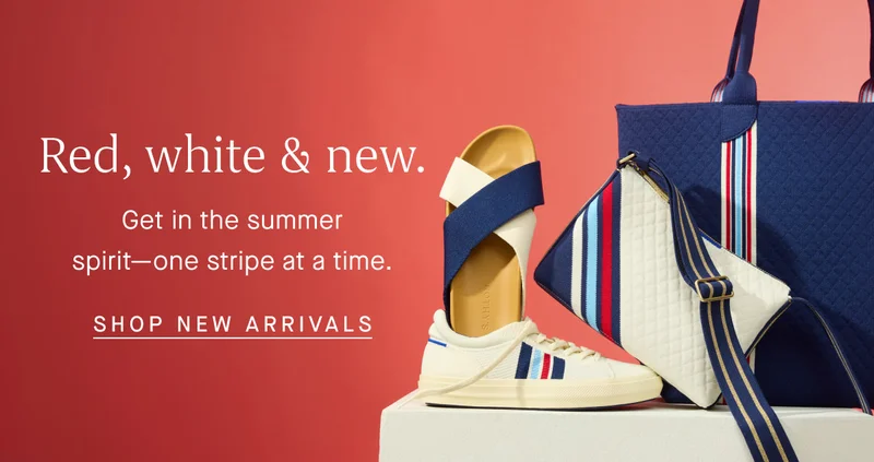 Red, white & new. Get in the summer spirit—one stripe at a time. SHOP NEW ARRIVALS