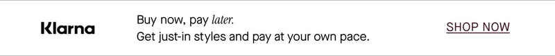 Klarna - Buy now, pay later.