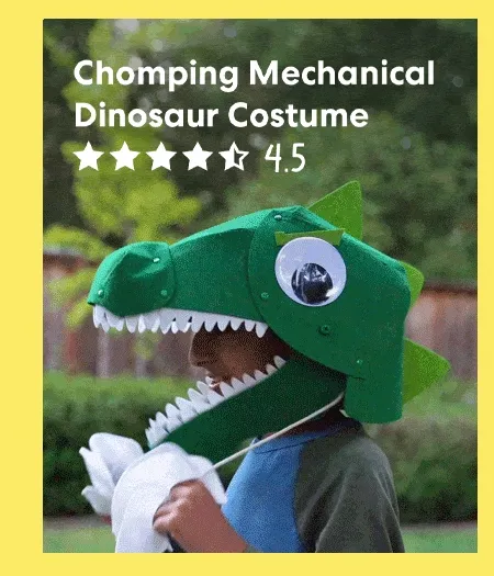 Chomping Mechanical Dinosaur Costume