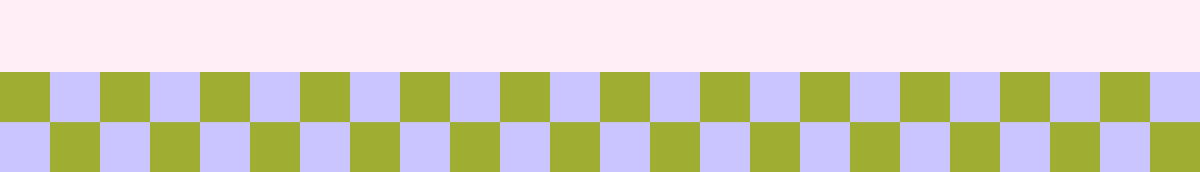 Checkered boxes purple and green