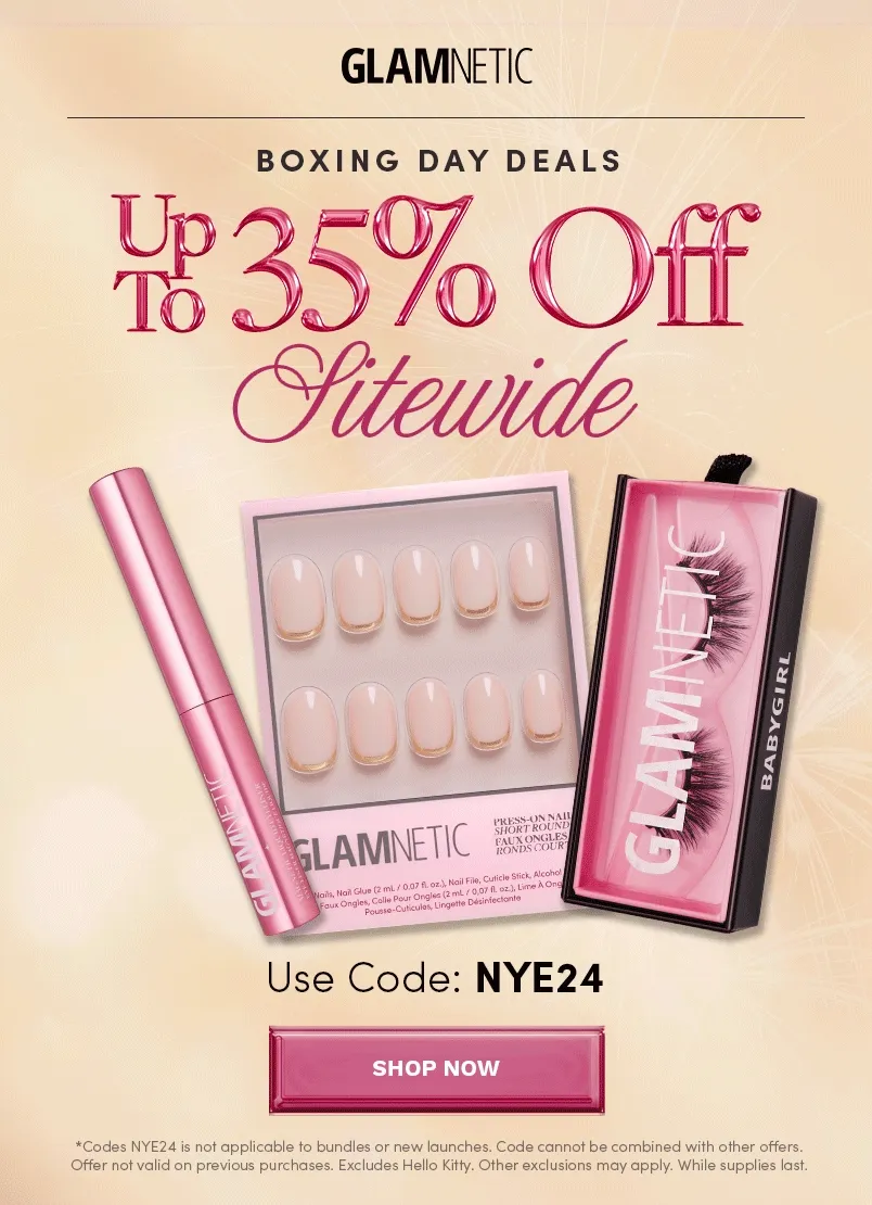 Get up to 35% off sitewide with the code NYE24