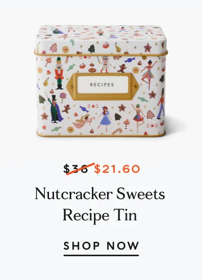 Nutcracker Sweets Recipe Tin