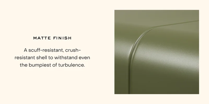 Matte finish