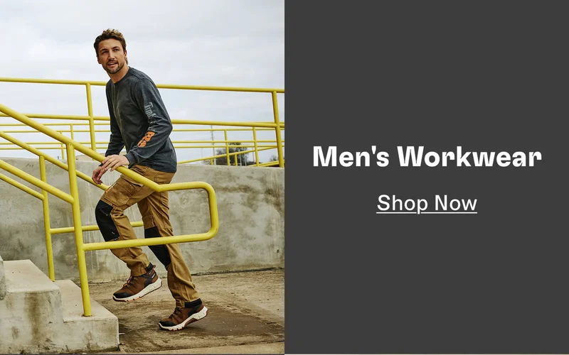 Men's Wokrwear. Shop Now.