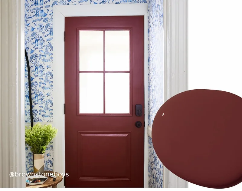 Interior front door featuring Vintage