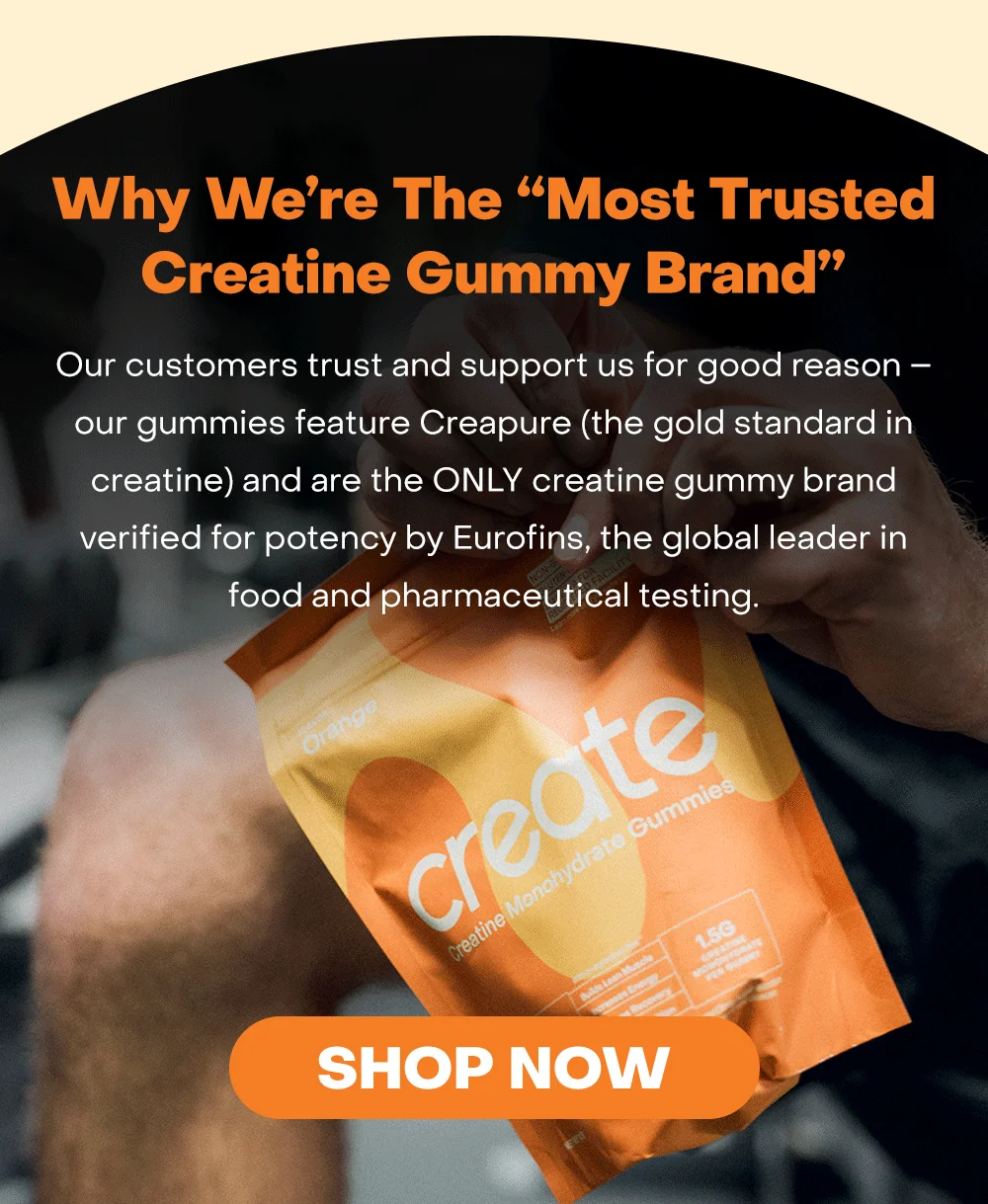 Why we're the "Most Trusted Creatine Gummy Brand"