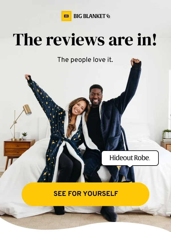 Hideout Robe — the reviews are in