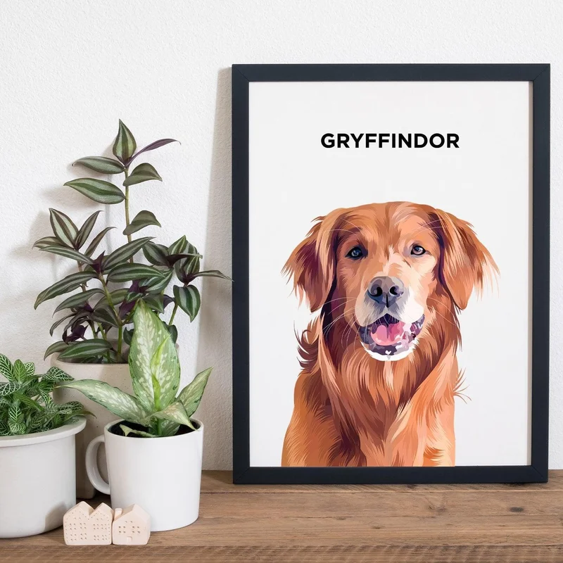 Image of Custom Modern Pet Portrait