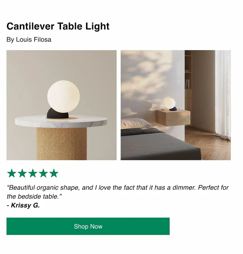 Cantilever Table Light