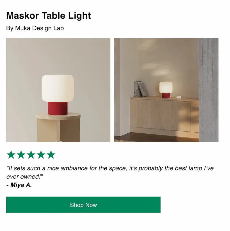 Maskor Table Light