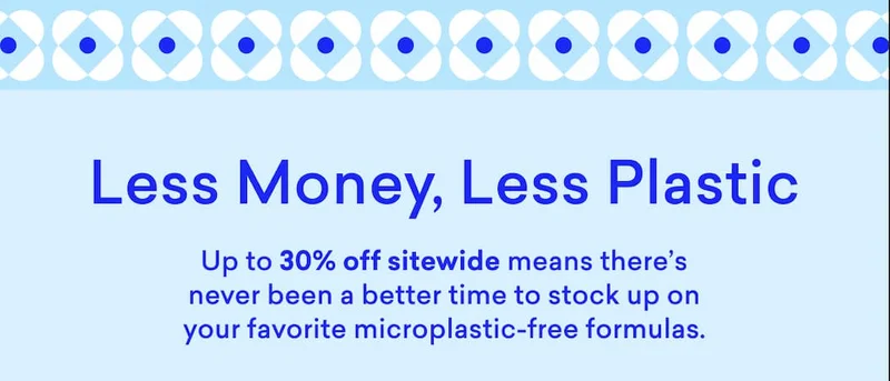 Less Money, Less Plastic