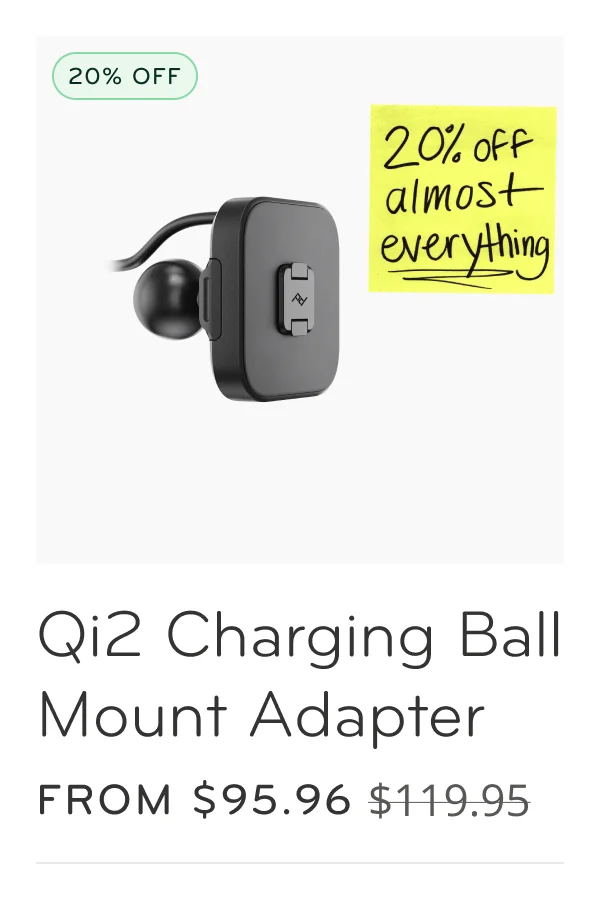 Qi2 Charging Ball Mount