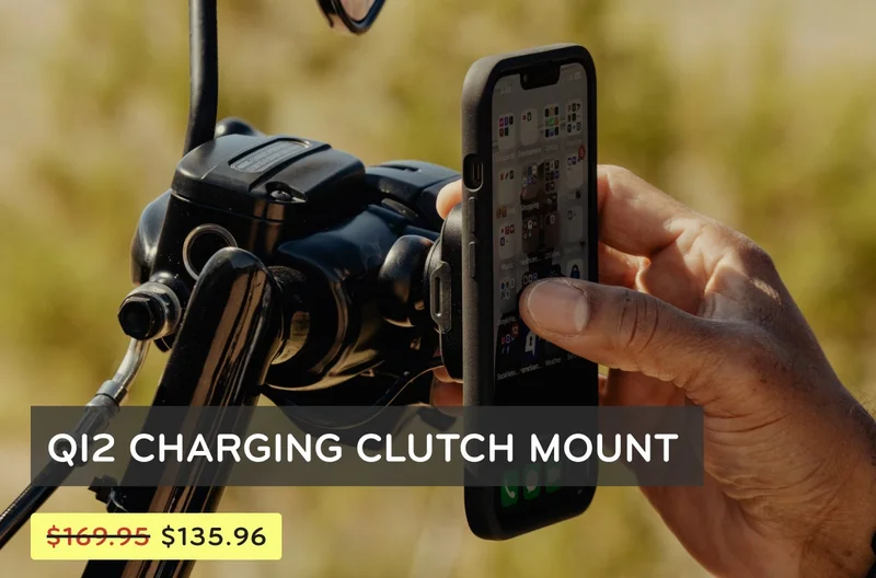 Qi2 Charging clutch mount