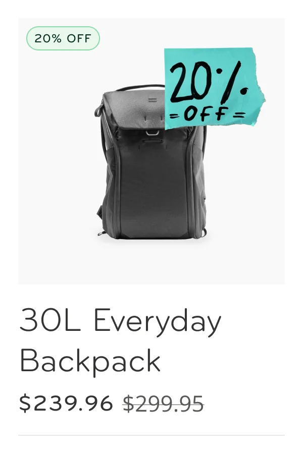 30L Everyday backpack