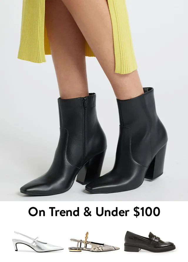 Women's boots, loafers, pumps and flats.