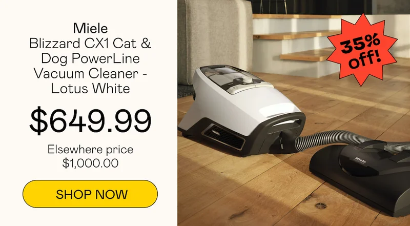 Blizzard CX1 Cat & Dog PowerLine Vacuum Cleaner - Lotus White | SHOP NOW