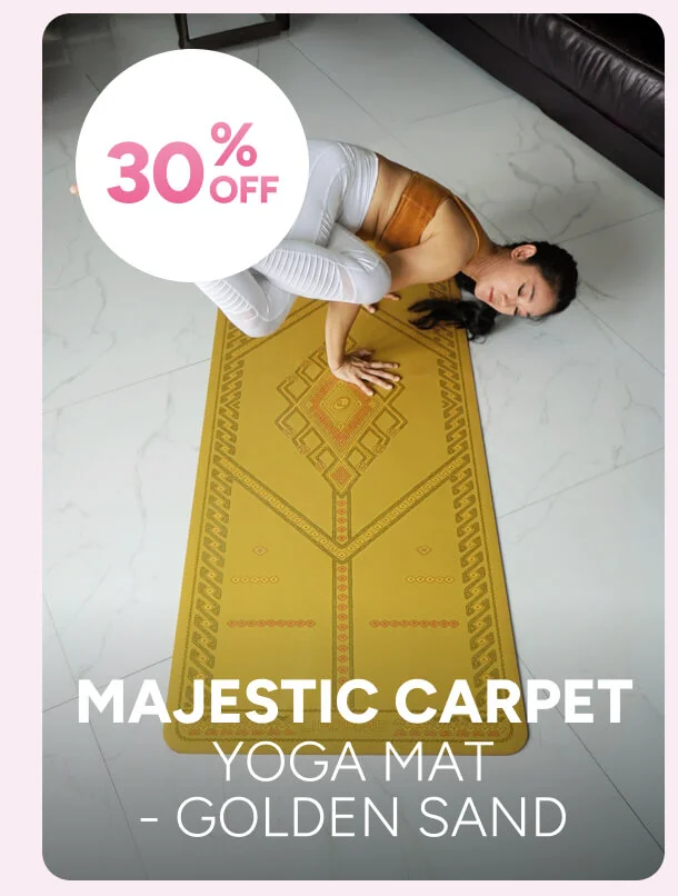 Majestic Carpet Yoga Mat - Golden Sand